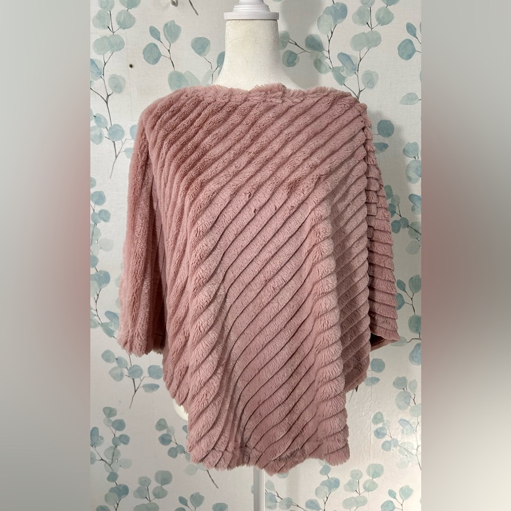 Marc New York Faux Fur Poncho